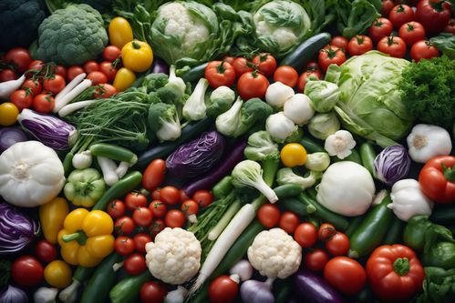 有機蔬菜花菜攝影 自然與健康的視覺呈現